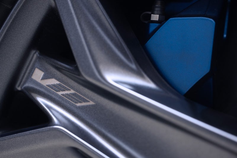 Close-up of the 2026 OPTIQ-V Brembo Performance Front Brakes | Marion Chevrolet Buick GMC Cadillac in Marion IL